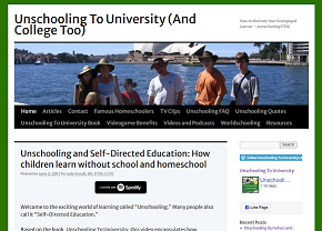 Self-Directed Education Unschooling Blog